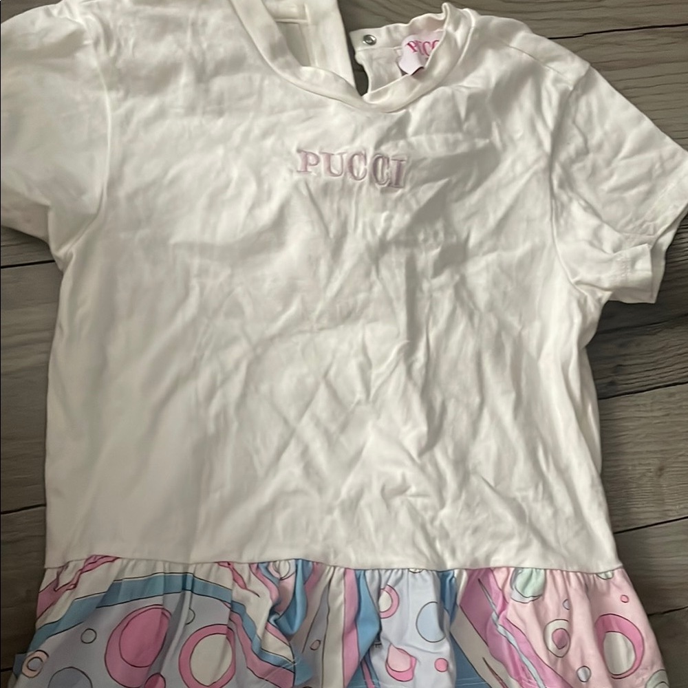 Pucci White and Pastel Dress